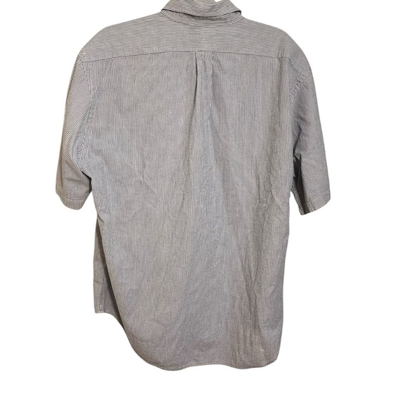 Polo Ralph Lauren Tilden crest logo  stripe cotton button down size large - Picture 2 of 5